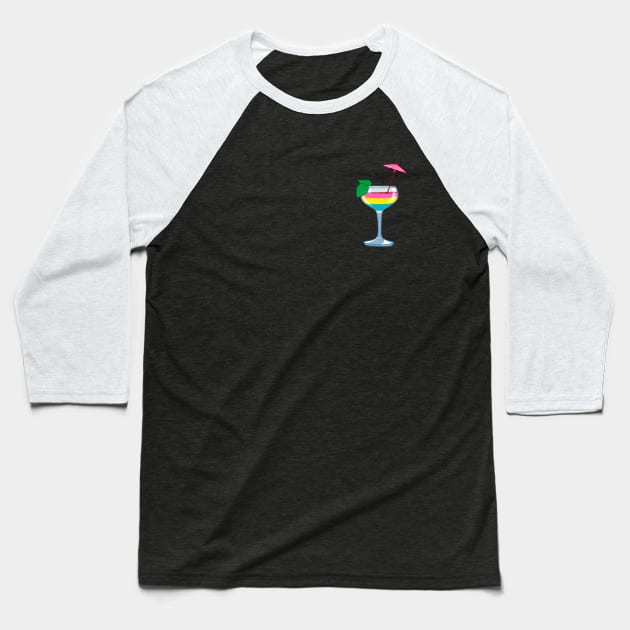 Pansexual cocktail #2 Baseball T-Shirt by gaypompeii